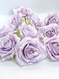 3.5" Lilac Rose Head Lilac Silk Flower Purple Flower Lavender Rose Artificial Flower Lilac Lavender Cake Flower Lilac Wedding Party Decor