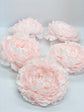 Pale pink artificial peony side view for party and wedding decor