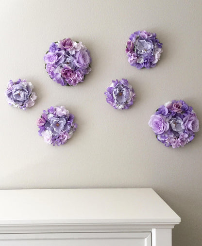 flower wall decor floral nursery decor floral girl decor flower bubble 