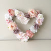 floral wall decor nursery heart shape
