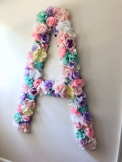 tall flower letter