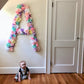 Floral Initial Sign Baby Room & Home Decor