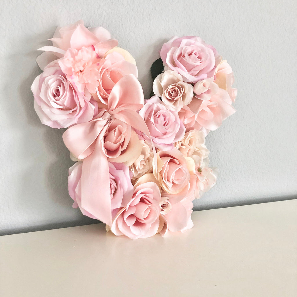 minnie mouse wall decor flower baby nursery