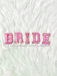 BRIDE Chenille Letter Patches