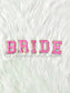 BRIDE Chenille Letter Patches