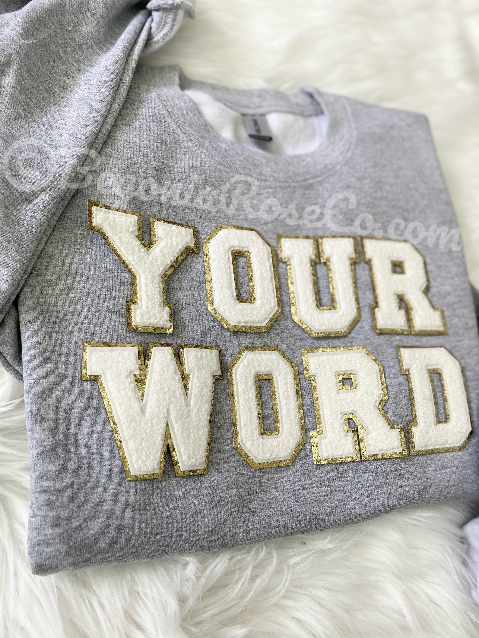 COACH letter patch sweatshirt close-up 8cm chenille patches cheer coach gift