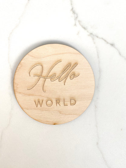 Wood Baby Milestone Cards, Baby Monthly Milestone Photo Prop, Baby Shower Gift, Newborn Photo Prop, Wooden Baby Milestones, New Baby Gift