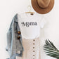 Mama retro graphic tee second view - faded vintage mama shirt women's gift